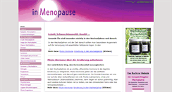 Desktop Screenshot of in-menopause.de