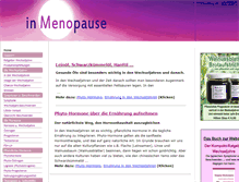 Tablet Screenshot of in-menopause.de